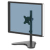 Fellowes Seasa Freestanding Single Monitor Arm, Up to 32in / 8kg, VESA 75/100, Black - 8049601