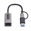 StarTech.com 2.5GbE USB-C to Ethernet Adapter with USB-A Converter, NBASE-T, 15cm Cable - U2GAUSBCENET – image 4