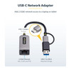 StarTech.com 2.5GbE USB-C to Ethernet Adapter with USB-A Converter, NBASE-T, 15cm Cable - U2GAUSBCENET – image 10