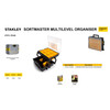 Stanley SortMaster Multi-Level Organiser, Transparent Lid, Cantilever Design, Yellow/Black - STST1-75540 – image 3