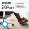Fellowes Professional Series Ultimate Foot Support, 3 Height Settings, Rocking Platform, Black - 8067001 – image 2