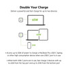 Belkin 65W Dual USB-C GaN Wall Charger, PD 3.0 with PPS, 45W + 20W, Black - WCH013MYBK – image 4
