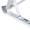 StarTech.com Foldable Aluminium Laptop Riser Stand, 9 Angles, for up to 15.6" Laptops, 10kg, Silver - LAPTOPRISERBAR – image 8