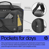 HP Renew Executive 16in Laptop Bag, Expandable, RFID Pocket, Recycled Materials, Black - 6B8Y2AA – image 6