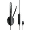 EPOS ADAPT 160T USB II Stereo On-Ear Wired USB Headset, Boom Mic, Microsoft Teams Certified - 1000901 – image 5