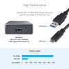 StarTech.com USB-C 10Gbps M.2 NVMe/SATA SSD Enclosure, Tool-Free, USB-C & USB-A Cables - M2USBCNVMESATA – image 11