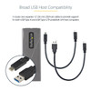 StarTech.com USB-C 10Gbps M.2 NVMe/SATA SSD Enclosure, Tool-Free, USB-C & USB-A Cables - M2USBCNVMESATA – image 12