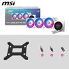MSI MPG CORELIQUID P22 360 White AIO CPU Liquid Cooler, 2.1" LCD, 3x 120mm ARGB Fans – image 7