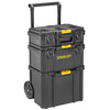 STANLEY 3-in-1 Modular Rolling Tool Box, 80 Litre, 45kg Load, 7" Wheels, Telescopic Handle - STST83319-1
