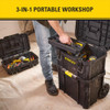 STANLEY 3-in-1 Modular Rolling Tool Box, 80 Litre, 45kg Load, 7" Wheels, Telescopic Handle - STST83319-1 – image 2