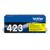 Brother TN-423Y High Yield Toner Cartridge, Yellow, Up to 4,000 Pages, Genuine Brother - TN423Y