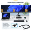 StarTech.com Triple-Monitor USB-C Dock, 140W Power Delivery, 4K 60Hz HDMI/DisplayPort, 2.5GbE - DK30C2DPEPRUE – image 4