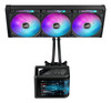 ASUS ROG Ryuo IV SLC 360 ARGB AIO Liquid CPU Cooler, 6.67" AMOLED Display, Black - 90RC0151-B0EAY0 – image 7