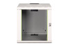 DIGITUS Unique 12U 19" Wall Mounting Network Cabinet, 643 x 600 x 600 mm, Glass Door, Light Grey - DN-1912U-6/6 – image 3