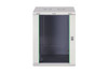 DIGITUS Dynamic Basic 16U 19" Wall Mounting Network Cabinet, 785 x 600 x 600 mm, Glass Door, 60 kg, Grey - DN1916U6/6EC – image 3