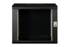 DIGITUS Unique 9U 19" Wall Mounting Network Cabinet, 509 x 600 x 450 mm, Glass Door, 100 kg, Black - DN-1909-U-SW – image 3