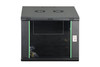 DIGITUS Dynamic Basic 9U 19" Wall Mounting Network Cabinet, 474 x 600 x 600 mm, Glass Door, Black - DN1909U6/6ECSW – image 3