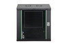 DIGITUS Dynamic Basic 12U 19" Wall Mount Network Cabinet, 607x600x450 mm, Glass Door, 60 kg, Black - DN1912UECSW – image 5