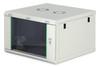 DIGITUS Dynamic Basic 7U 19" Wall Mount Network Cabinet, 385x600x600 mm, Glass Door, 60 kg, Grey - DN1907U6/6EC