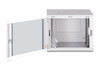 DIGITUS Dynamic Basic 9U 19in Wall Mount Network Cabinet, 474 x 600 x 450mm, Glass Door, Grey RAL 7035 - DN-1909-U-EC – image 5