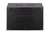 DIGITUS Dynamic Basic 7U 19" Wall Mounting Network Cabinet, 385 x 600 x 450 mm, Glass Door, 60 kg, Black - DN1907UECSW – image 4