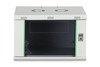 DIGITUS Dynamic Basic 7U 19" Wall Mounting Network Cabinet, 385 x 600 x 450 mm, Glass Door, 60 kg, Grey - DN-1907-U-EC – image 3