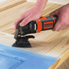 BLACK+DECKER 300W Oscillating Multi-Tool with 12 Accessories and Kitbox, Variable Speed, Tool-Free Change - MT300KA-GB – image 3