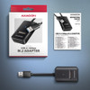 AXAGON M.2 NVMe and SATA SSD USB-A Data Transfer Adapter 10Gbps - ADM2-AM – image 7