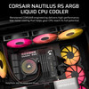 Corsair Nautilus 240 RS ARGB 240mm Liquid CPU Cooler, Black - CW-9060092-WW – image 2
