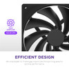 NZXT F140Q 140mm PWM PC Case Fan, 102.9 CFM, 1500 RPM, Black - RF-Q14SF-B2 – image 3