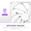 NZXT F140Q PC Case Fan, 140mm, 102.9 CFM, PWM, White - RF-Q14SF-W2 – image 3