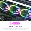 NZXT F140 RGB Duo 140mm Dual-Sided RGB PWM PC Case Fan, Black - RF-D14SF-B1 – image 2