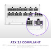 NZXT C850 Gold Fully Modular Power Supply, 850W, ATX 3.1, White - PA-8G2BW-UK – image 3