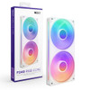 NZXT F240 RGB Core Dual 120mm PC Fan Unit, 2400 RPM, White - RF-U24HF-W1