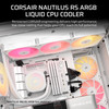 Corsair Nautilus 240 RS ARGB 240mm Liquid CPU Cooler, 2x 120mm Fans, White - CW-9060094-WW – image 2