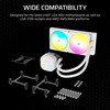 Corsair Nautilus 240 RS ARGB 240mm Liquid CPU Cooler, 2x 120mm Fans, White - CW-9060094-WW – image 8