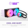 NZXT Kraken Core 240 RGB 240mm AIO Liquid CPU Cooler, Black - RL-KR24C-B1 – image 3