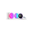 NZXT Kraken Elite 240 RGB Liquid CPU Cooler, 2.72" LCD, White - RL-KR24E-W2
