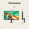 LG UltraFine U7 27U710B-B 27" 4K UHD 60Hz IPS Monitor - 27U710B-B.AEK – image 11