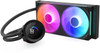 NZXT Kraken Plus 240 RGB Liquid CPU Cooler, 240mm, 1.54" LCD, Black - RL-KR240-B2