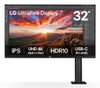 LG UltraFine Ergo 31.5" 4K Ultra HD 60Hz Monitor - 32UN880K-B.AEK