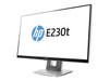 HP EliteDisplay E230t 23-Inch Full HD 1080p LED Monitor - Black