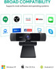 Aukey Full HD (1080p) Webcam For Video Chat With Stereo Microphone - Black - USB