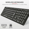Trust QOBY 4 in 1 Home Office Bundle Wireless Keyboard/Mouse Webcam & Headset