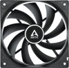 Arctic F12 Silent 120mm Extra Quiet 3-Pin Case Fan - Black / Black