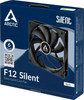 Arctic F12 Silent 120mm Extra Quiet 3-Pin Case Fan - Black / Black