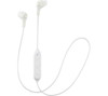 JVC Gumy In-Ear Wireless Bluetooth Headphones With Mic + Remote - White