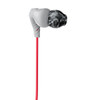 Skullcandy Method Sport In Ear Wired Earphones With Mic - Grey & Red
