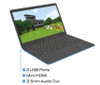 GeoBook 140 Minecraft Ed 14.1" Laptops Intel Celeron N3450 4GB 64GB eMMC Blue