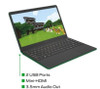 GeoBook 140 Minecraft Ed 14.1" Laptops Intel Celeron N3450 4GB 64GB eMMC Green